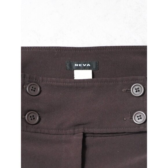 Vintage 90s Neva Brown Straight Pants - Picture 4 of 4